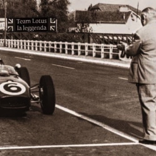 Jim au GP France à Pau sur la  Lotus 18 Jim au GP France à Pau sur la  Lotus 18